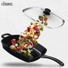 Cuisinel Square Glass Lid for Grill Pans – 10.5", Fits Lodge, Oven Safe, Fully Assembled, Universal Cover for Skillets & Stainless Cookware. - 2 of 4