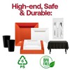 Smarty Had A Party Orange, Black, And White NFL / NBA / MLB Dinnerware Set - 20 Sets - 3 of 4