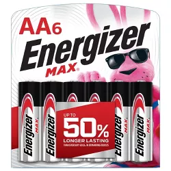 Energizer 6pk Max AA Alkaline Batteries