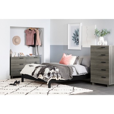 Cavalleri Contemporary 6-Drawer Double Dresser in Gray Maple