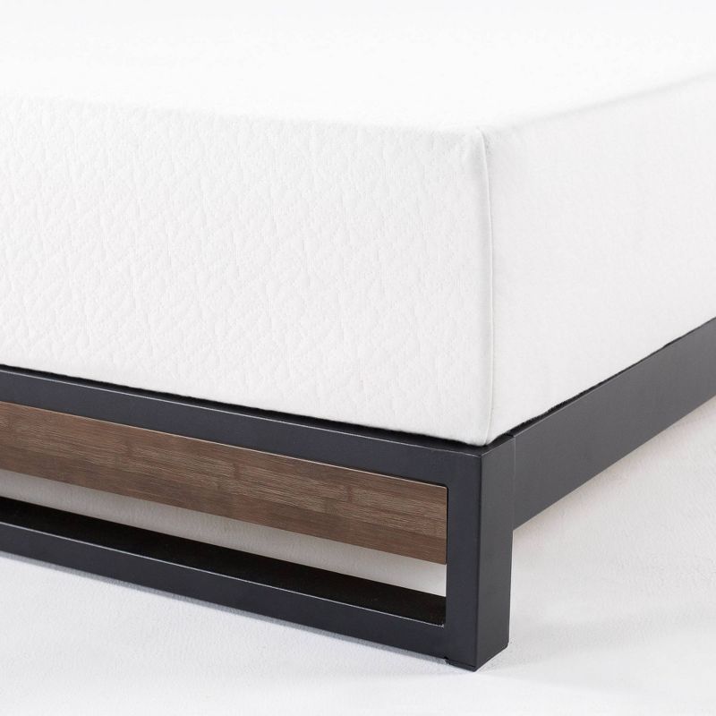 6" Suzanne Platform Bed Frame Gray Wash - Zinus, 3 of 7