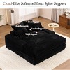 Oversized Modern Sleeper Sofa Chair with Plush Foam Support and Machine-Washable Pillows for Living Room -3irtyhousy - 2 of 4