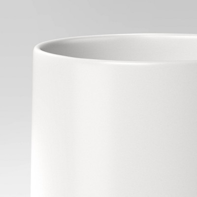 Stoneware Utensil Storage White - Threshold™: Kitchen Countertop Holder, Dishwasher-Safe, 6 Height