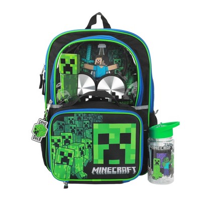 Minecraft 15.5L Backpack with HP - Black