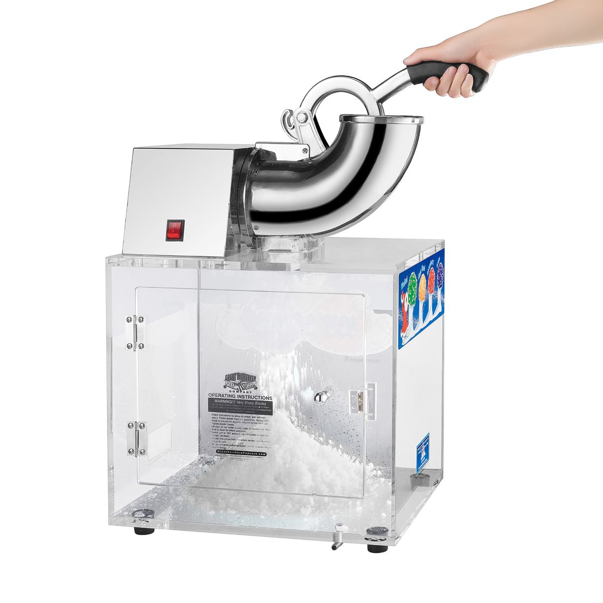 Great Northern Popcorn Heavy-Duty Commercial-Quality Ice Crusher Machine - thumbnail 9