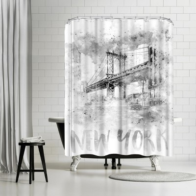 Stylish city shower curtains and more from Men's Society ~ Fresh