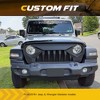 AMERICAN MODIFIED Gladiator Front Grille with Mesh Compatible with Jeep 2018-2023 Wrangler JL and Gladiator JT Models w/o TrailCam - 2 of 4