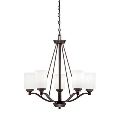 Millennium Lighting Durham 5 - Light Chandelier in  Rubbed Bronze