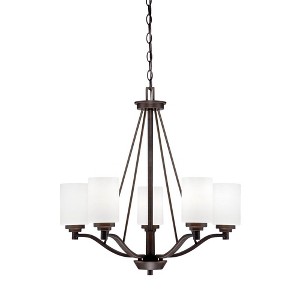 Millennium Lighting Durham 5 - Light Chandelier in  Rubbed Bronze - 1 of 3