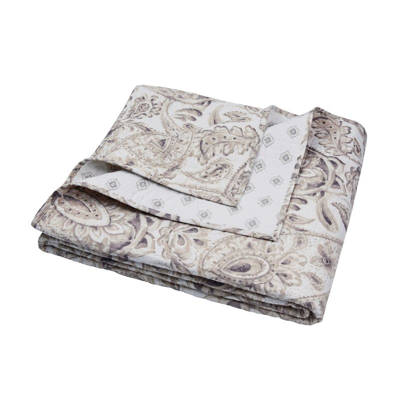 Fallon Paisley Quilted Throw - Levtex Home, 3 of 4