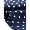 INSPIRE CHIC Women's Polka Dots Print V Neck Short Sleeve Elegant Work Office Tops - 4 of 4
