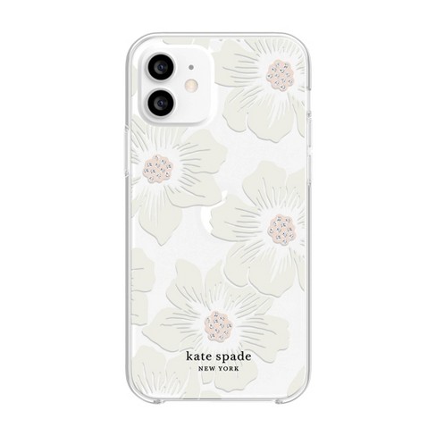 Kate Spade New York Apple iPhone 12/iPhone 12 Pro Protective Hardshell Case  - Hollyhock Floral