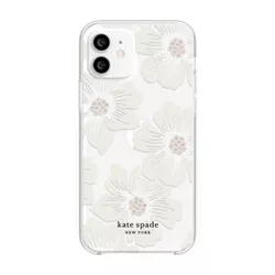Kate Spade New York Apple iPhone 12/iPhone 12 Pro Protective Hardshell Case - Hollyhock Floral