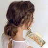 Unique Bargains Women's Fashion Grace Painting Hair Clips 3.94"x1.97"x1.77" Orange Beige 1 Pc - 2 of 3