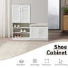 NicBex Modern Functional Shoe Storage Cabinet with Storage Bench,Shoe Rack Shoe Bench with Cushion for Bedroom,Entrance - 4 of 4
