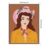 Amanti Art 23"x30" Cowgirl I by Farida Zaman Framed Canvas Wall Art - 4 of 4