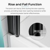 VYNXARIA 34"W*58"H Frameless Folding Pivot Bathtub Door,1/4" (6mm) Thick SGCC Clear Tempered Glass Door,Matte Black Finish - 4 of 4