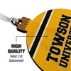 Towson University TU Stripes Wood Christmas Tree Holiday Ornament - 3 of 4