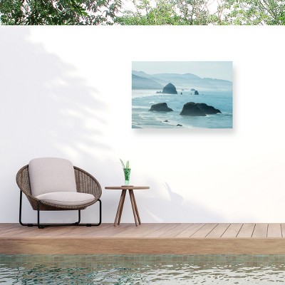 Trademark Fine Art - GS Photo Peaceful Pacific Matted Framed Art