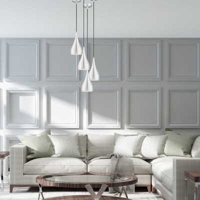 Textured Black and Antique Brass Mini Pendant Light