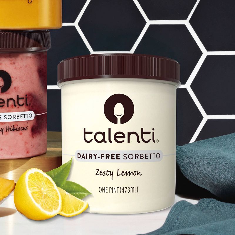 Talenti Zesty Lemon with Real Lemon Dairy-Free Sorbetto - 1 Pint, 5 of 9