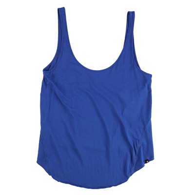 Hurley Womens Solid High-Low Hem Tank Top