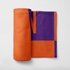 NCAA Clemson University Tigers Domino Swaddle Blanket - 3 of 4