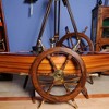 Ship Wheel – Rosewood Finish – 2 inch Wall Hanging Accent By Old Modern Handicrafts - 3 of 4