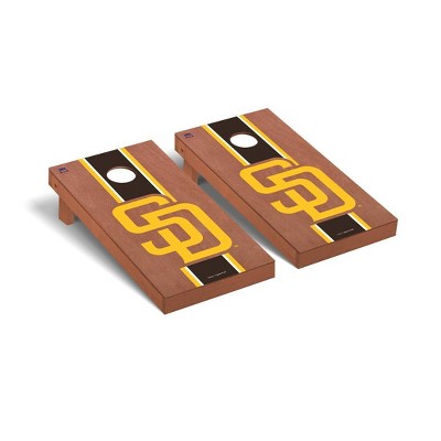 San Diego Padres White Corn Hole Bag Toss High Quality Decals HD Full Set 