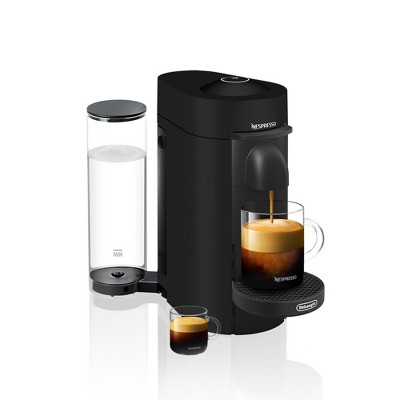 Nespresso VertuoPlus Coffee Maker and Espresso Machine by DeLonghi Black Matte: Best Rated, Uses Nespresso Pods, 12 Capsules Included