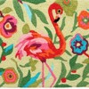 Jellybean Flamingo Garden Doormat – 20"x30" Indoor/Outdoor, Washable Entryway Mat - 2 of 3