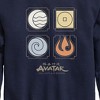 Boys' - Avatar: The Last Airbender - Nations Symbols Graphic Long Sleeve Fleece Sweatshirt - 2 of 4