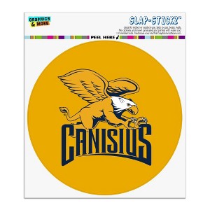 Canisius College Secondary Logo Automotive Car Window Locker Circle Bumper Sticker - 1 of 4