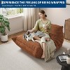 Coucheta 2-Piece Bean Bag Sofa Set - Premium Memory Foam, Waterproof Fabric, Brown - 4 of 4