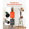 VEVOR Coat Rack, Freestanding Coats Rack Stand with 2 Shelves & 6 Hooks, Free Standing Hall Coat Tree for Entryway, Bedroom, Living Room, Black - 4 of 4