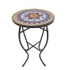 Saint Birch Lori Mosaic Folding Side Table - 2 of 4