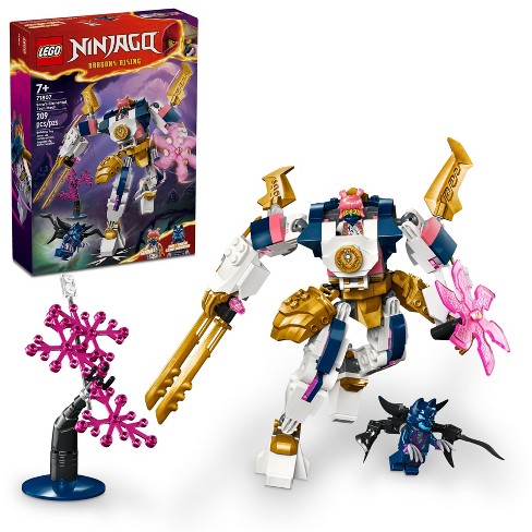 LEGO NINJAGO Sora’s Transforming Mech Bike Racer 71792 Building Toys for  Kids, Featuring a Mech Ninja bike racer, a Baby Dragon and 3 Minifigures