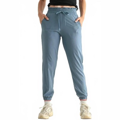 Women's Cuffed High Waisted Jogger Pants - mono b