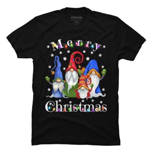 Men's Design By Humans Gnome Christmas Pajamas By NekoShop T-Shirt - 1 of 4