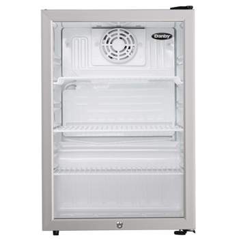 Impecca 4.4 Cu. ft. Compact Mini Refrigerator with Glass Shelves - Black