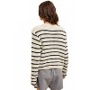 Women's Stripped Button Front Crochet Cardigan - Another Love - 4 of 4