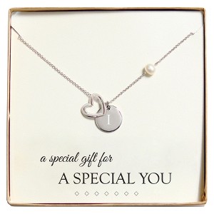 Monogram Special You Open Heart Charm Party Necklace - I, Women