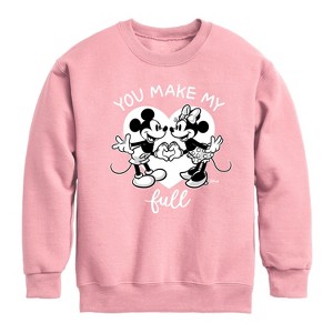 Boys' - Disney - Mickey & Friends Graphic Long Sleeve Fleece Sweatshirt - 1 of 4