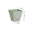 Novelty Ella Artstone Self-Watering Square Planter - 3 of 4