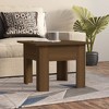 vidaXL Coffee Table White Engineered Wood 21.7 in x 21.7 in x 16.5 in - 2 of 4
