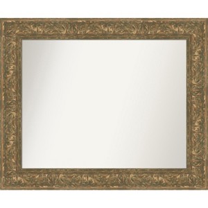 Amanti Art Luxe Non-Beveled Framed Bathroom Vanity Wall Mirror - 1 of 4