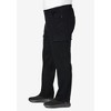 KingSize Relaxed Fit Cargo Denim Look Sweatpants - 4 of 4