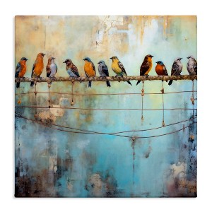 Stupell Industries Abstract Perched Birds, 24" x 24" - 1 of 4