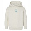 The Juniper Shop Embroidered Smiley Face Outline Toddler Hoodie - 3 of 4