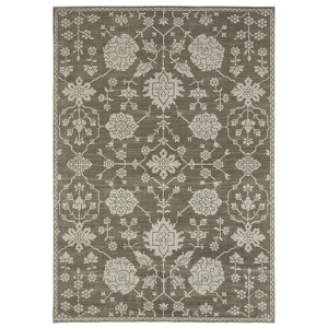 Oriental Weavers Intrigue INT01 Grey/ Light Grey Indoor Area Rug - 3'10" x 5'5" - 1 of 4